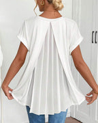 Estella - Unisex short sleeve patchwork t-shirt